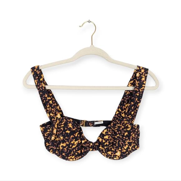 WeWoreWhat Other - We Wore What Tortiose Shell Claudia Bikini Top Size S